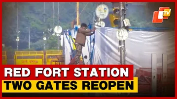 Two Gates Of Red Fort Metro Station Reopen Days After The Delhi Blast