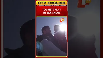 Tourists Enjoy Snow In Meer Hills, Udhampur, J&K After Fresh Snowfall