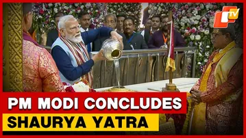 PM Modi Offers Prayers At Somnath Temple As He Concludes Shaurya Yatra | OTV