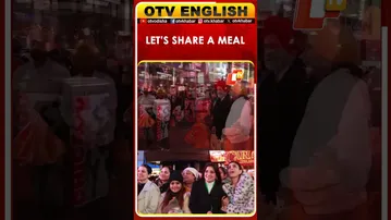 New York: Padma Bhushan Indian-American Sant Singh Chatwal, Volunteers Distribute ‘Langar’ | OTV