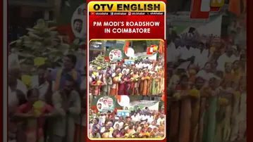 Tamil Nadu: Prime Minister Narendra Modi Holds A Roadshow In Coimbatore