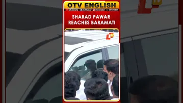 Sharad Pawar Reaches Baramati Hospital Where Mortal Remains Of Ajit Pawar & Four Others Are Kept