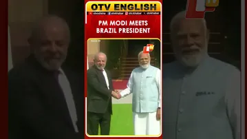 PM Modi Meets Brazilian President Luiz Inácio Lula Da Silva At Hyderabad House | Delhi