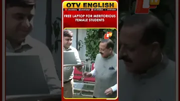 Union Minister Jitendra Singh Distributes Free Laptops To Top Female Students In J&K