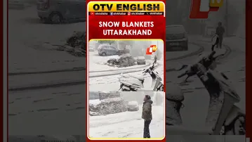 Fresh Snowfall Blankets New Tehri, Uttarakhand