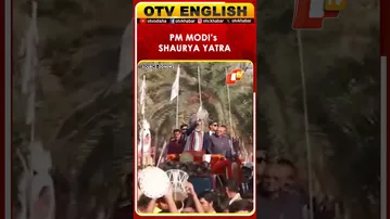 PM Modi Holds Shaurya Yatra At Somnath Swabhiman Parv