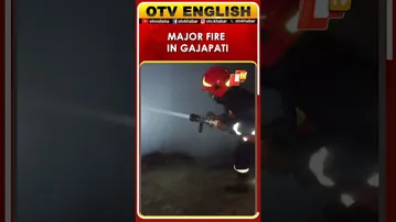 Massive Fire At Maize Factory In Gajapati