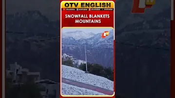 Fresh Snowfall Blankets J&K's Ramban Mountains