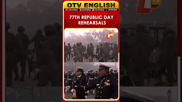 Delhi: 77th Republic Day Rehearsals With Chief Guests
