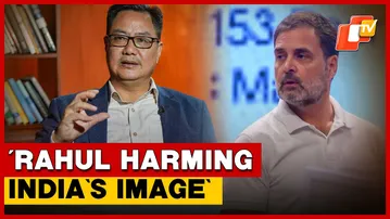 Rahul Gandhi Targeting India’s System, Not Just BJP, Says Kiren Rijiju