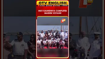 INSV Kaundinya Crew Celebrates Maiden Voyage Completion In Oman