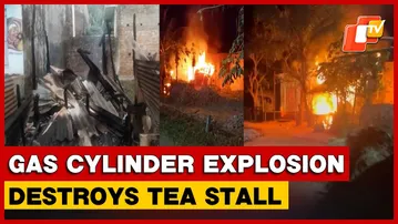 Gas Cylinder Explosion Destroys Tea Stall In Ganjam, Vendor Suspects Foul Play | Odisha