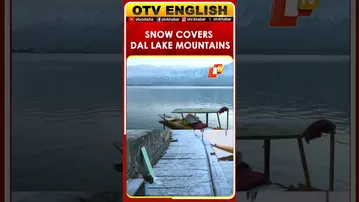 Snow-Covered Mountains Around Dal Lake In Srinagar, J&K