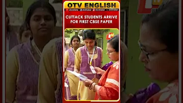 Cuttack Students Head to Examination Centres As CBSE Exams Start Today | Odisha