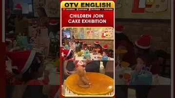 Children Participate In Christmas Cake Exhibition In Coimbatore