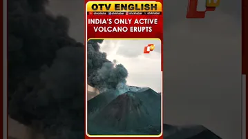 India’s Only Active Volcano Erupts Twice In A Week, Know Why?