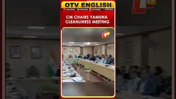 Delhi CM Rekha Gupta Chairs Yamuna River Cleanliness Meeting