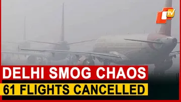 61 Flights Cancelled, Over 400 Delayed As Delhi Smog Disrupts Air Traffic