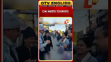 Uttarakhand CM Pushkar Singh Dhami Met Tourists In Ranikhet