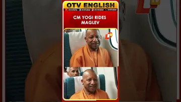Uttar Pradesh CM Yogi Adityanath Rides Maglev Train In Japan