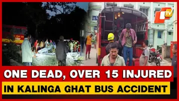 One Dead, Over 15 Injured As Bus Overturns On Kalinga Ghat | Odisha