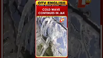 Cold Wave Continues In J&K's Anantnag, Below Freezing Temps