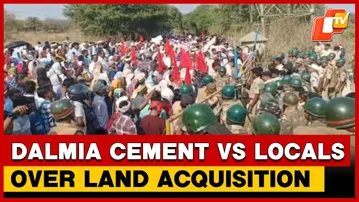 Odisha Villagers Clash With Police Over Land Acquisition For Dalmia Cement Project | OTV