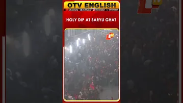 Ayodhya | Devotees Throng Saryu Ghat For Holy Dip On The Auspicious Occasion Of Kartik Purnima