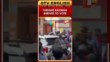 Tarique Rahman Arrives To Vote For 13th Parliamentary Elections