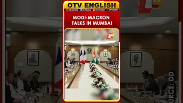 PM Modi, President Macron Hold Delegation-Level Talks In Mumbai