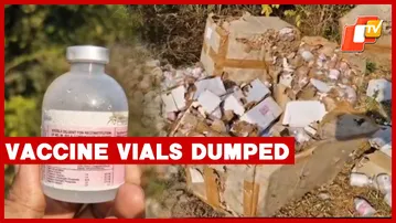 Vaccine Vials Found Discarded On Road In Ganjam