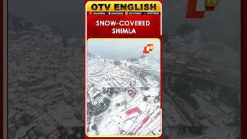 Drone Visuals Show Snow-Covered Shimla, Queen Of Hills