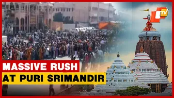 Massive Sunday Rush At Puri Srimandir As Devotees Line Up Across Bada Danda | Odisha