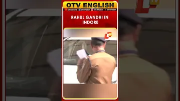 Congress MP Rahul Gandhi Arrives In Indore For Water Contamination Victims