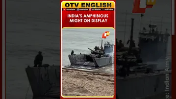 Indian Army Conducts Beach Landing Ops From INS Jalashwa Under Southern Command