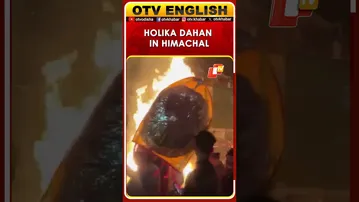 Holika Dahan Performed In Himachal Pradesh's Sultanpur, Kullu (03.03)