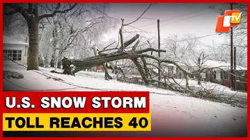 U.S. Snow Storm Death Toll Hits 40 As Brutal Winter Storm Batters States