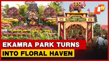 Annual Flower Exhibition At Ekamra Park Transforms Bhubaneswar Into A Floral Wonderland | Odisha