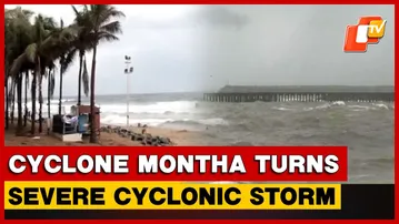 Cyclone Montha Intensifies Into Severe Cyclonic Storm; Red Alert For South Odisha