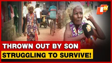 Elderly Mother Thrown Out by Son in Balangir, Survives on Hospital Aid