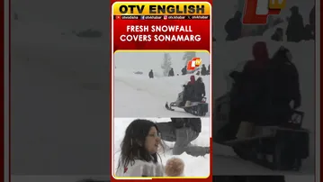 Ganderbal, J&K: Tourists Rejoice In Sonamarg After Fresh Snowfall
