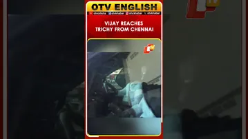 TVK Chief Vijay Begins Statewide Political Tour, Arrives in Tiruchirappalli