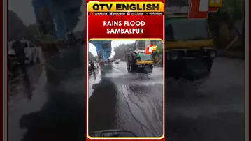 Sambalpur Struggles With Flooded Streets, Submerged Vehicles