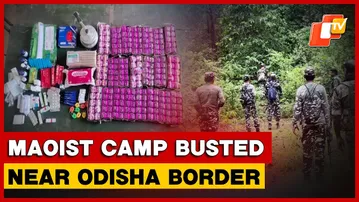 Security Forces Bust Maoist Camp Near Odisha–Chhattisgarh Border, Seize IED Materials