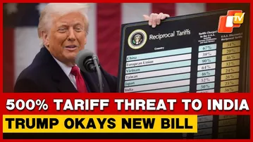 Trump Gives Nod To Bill Threatening 500% Tariff On India For Russian Oil Trade