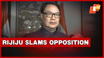 Delhi: Kiren Rijiju Accuses Opposition Of Insulting National Icons During President Murmu’s Address
