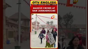 Ayodhya: Devotees Flock Shri Ram Janmabhoomi Temple For Darshan Following Dhwajarohan Ceremony