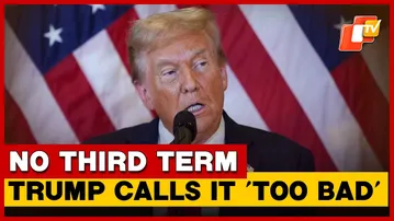 Trump Acknowledges He Can’t Seek Third Term, Calls It ‘Too Bad’