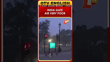 Visuals Show 'Very Poor' AQI At India Gate, New Delhi (CPCB)