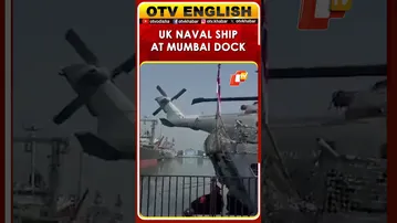 UK Naval Ship HMS Richmond At Mumbai Port After Joint Exercise